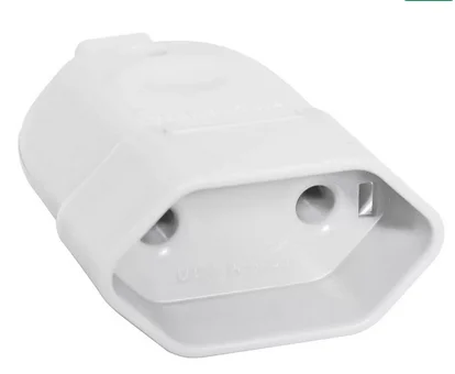 Plug femea 10a 2p nbr14136 br