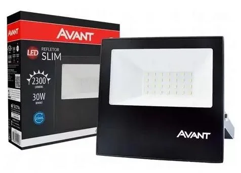 Refletor de led 30w biv quad. branco frio pt