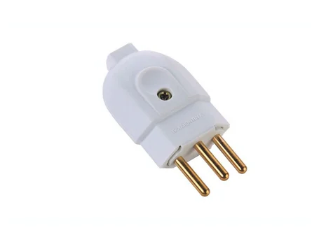 Plug nylon macho 10a 2p+t nbr14136 br