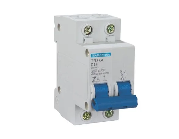Disjuntor 2x 10a c 3ka 127v - 220v tramontina