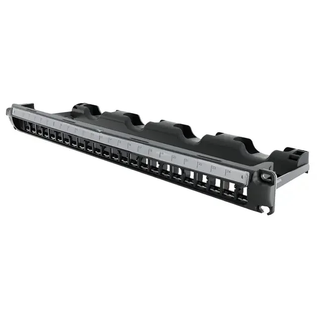 Patch panel 24 portas descarregado blindado/nao blindado - datawave ready