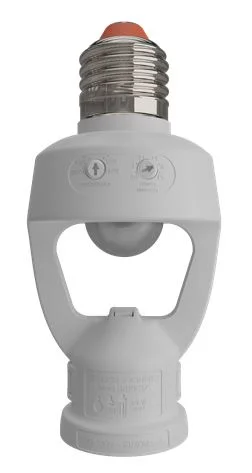 Sensor presenca microcontrolado biv. soquete e27