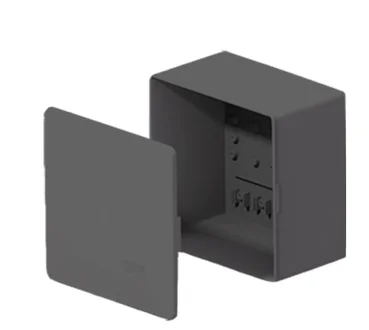 Caixa passagem pvc 12,0cm x 12,0cm cz