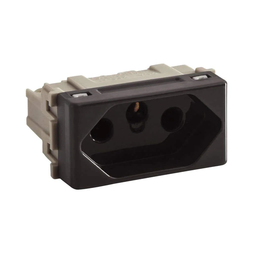 Modulo tomada 2p+t 10a gr nbr14136 lux2 / liz / giz